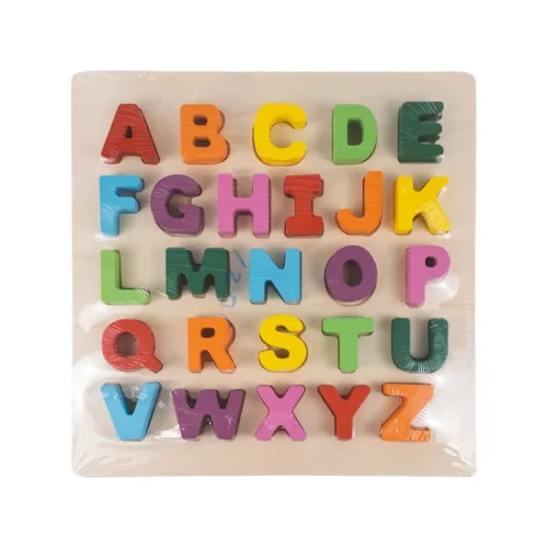 Wooden Alphabet Puzzle – Uppercase ABCs