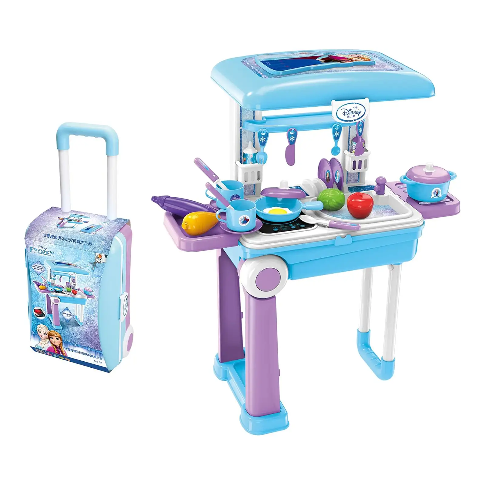 Disney Frozen 2-in-1 Kitchen Toy Suitcase Set
