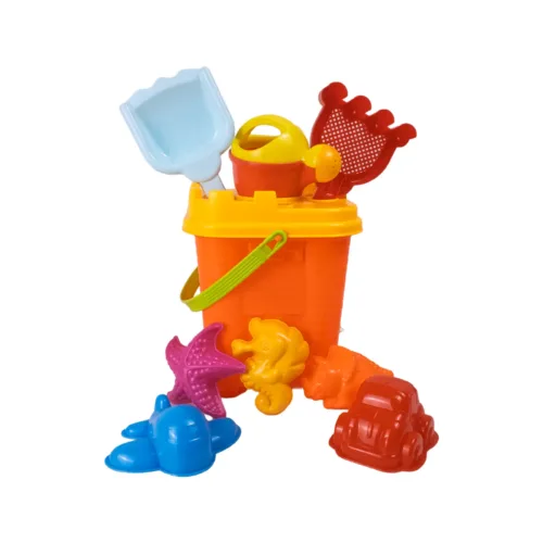 10-Piece Castle Mold & Beach Toy Set with Watering Can