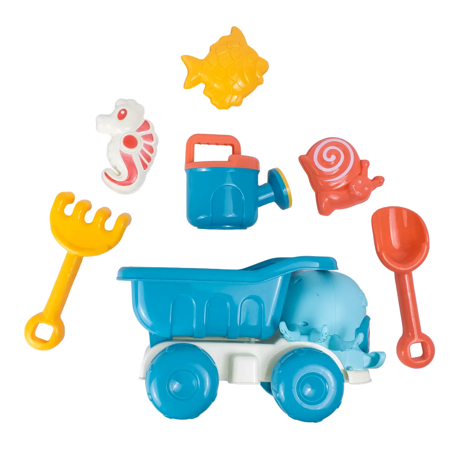 Octo-Truck Adventure 7-Piece Sand & Beach Toy Set