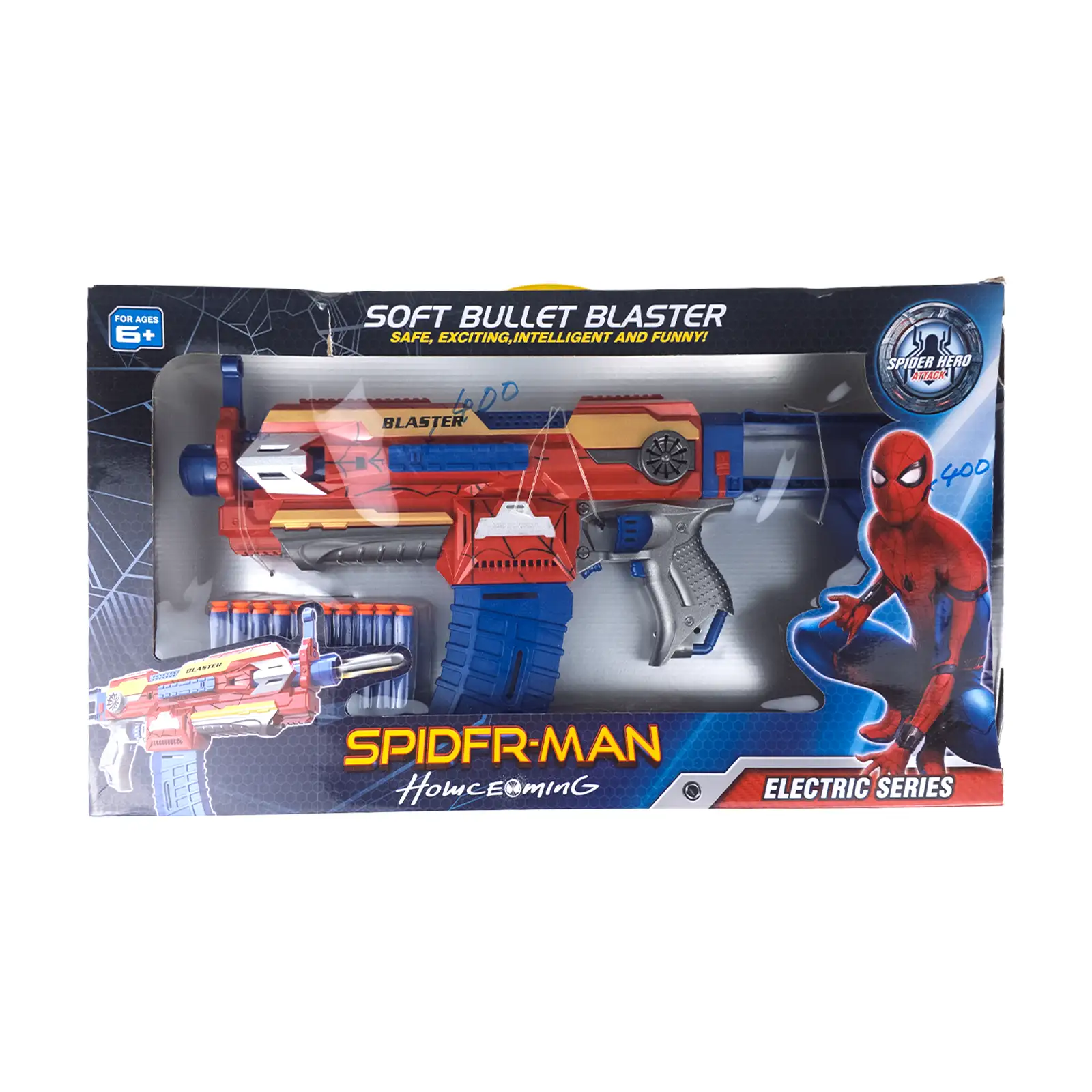 Spider-Man Electric Soft Bullet Blaster