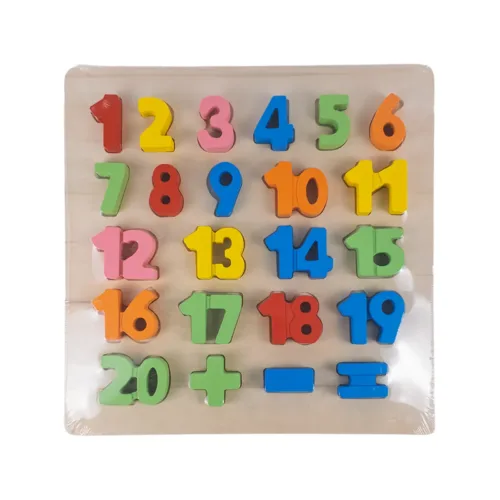 Wooden Numbers & Counting Puzzle