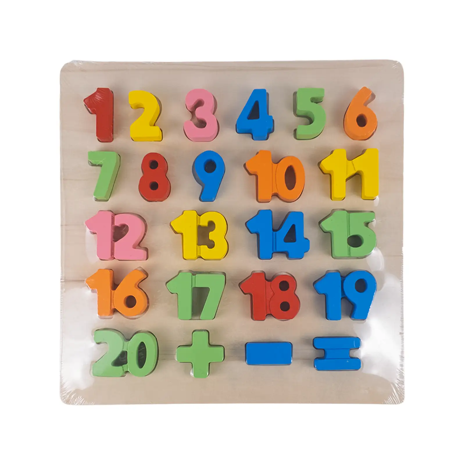 Wooden Numbers & Counting Puzzle