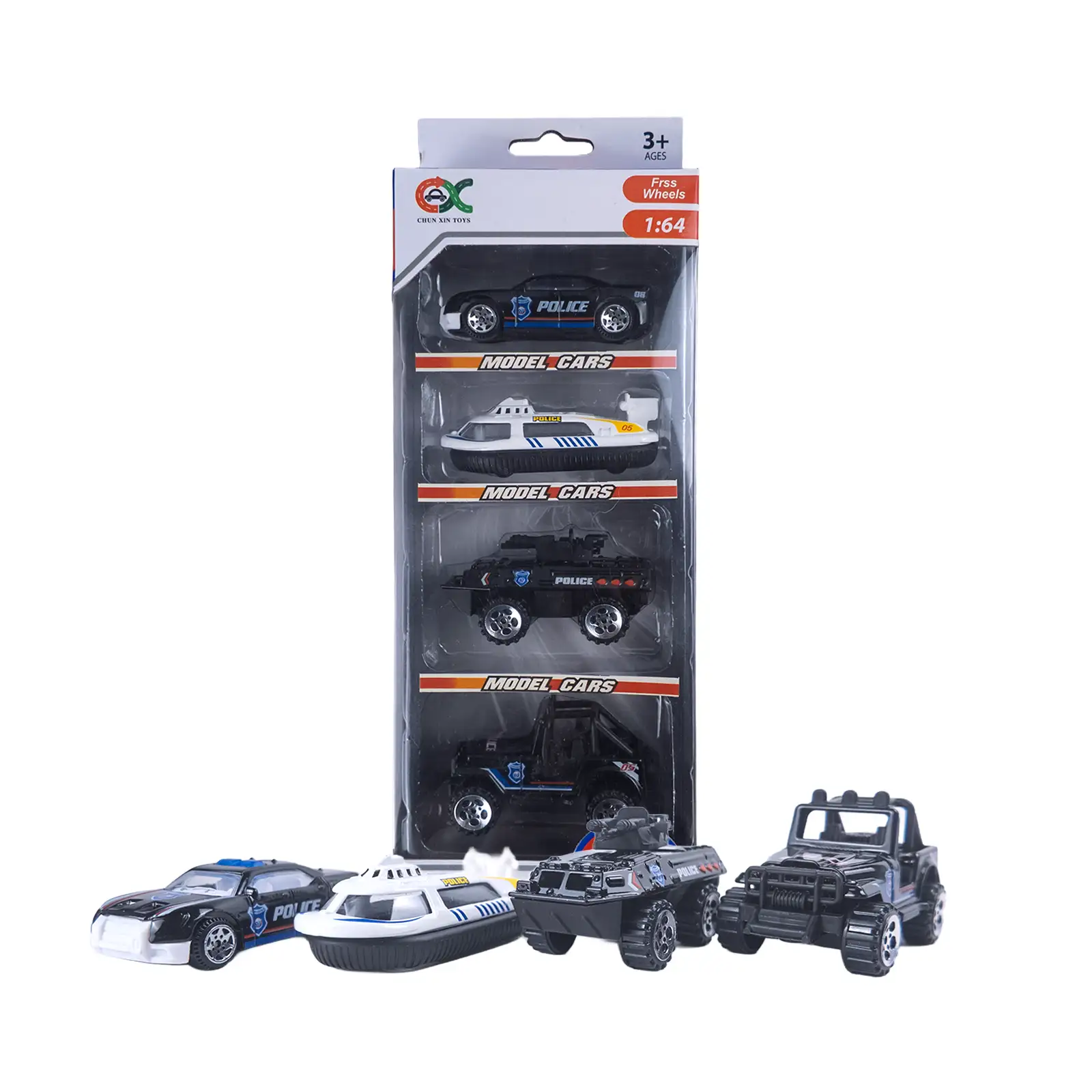 Police Cars Toy Set