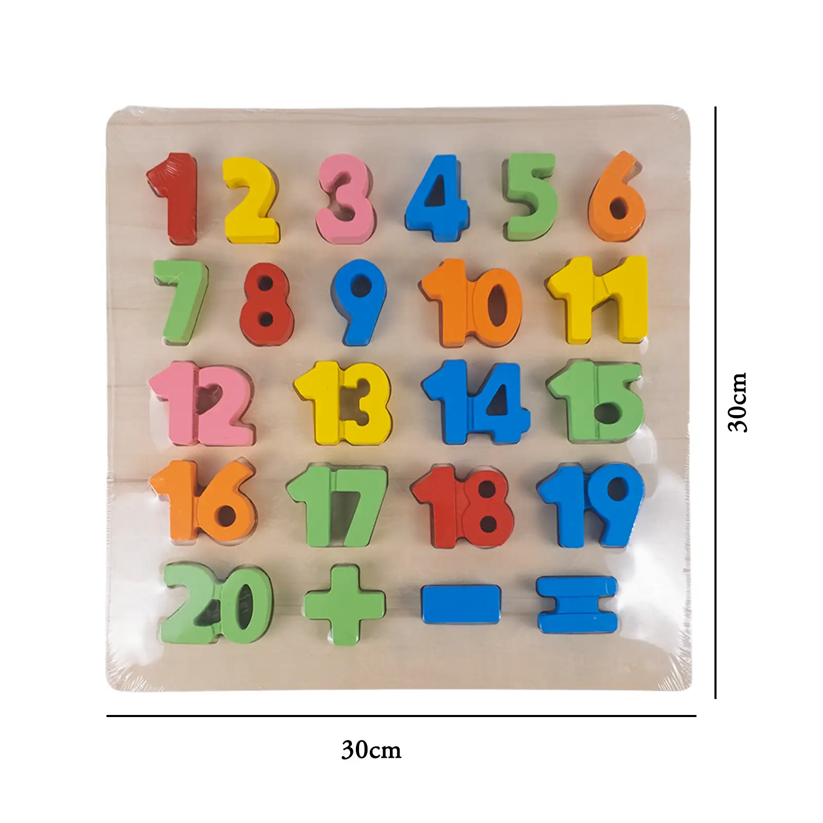 Wooden Numbers & Counting Puzzle