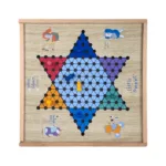 4-in-1 Wooden Multi-Board Game Set