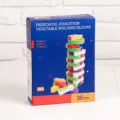 Preschool Education Vegetable Building Blocks Wooden Vegetable Building Blocks Puzzle for Kids 3+ – NOQ Maldives