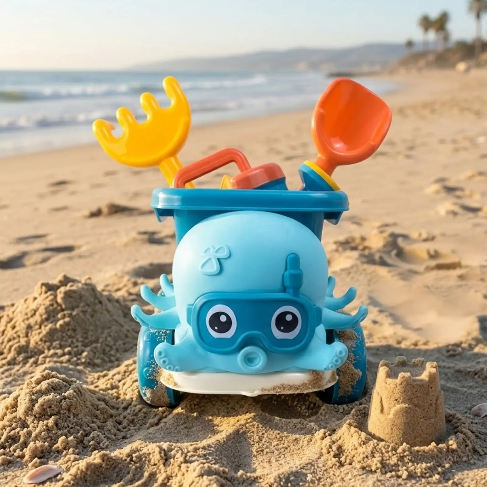 Octo-Truck Adventure 7-Piece Sand & Beach Toy Set
