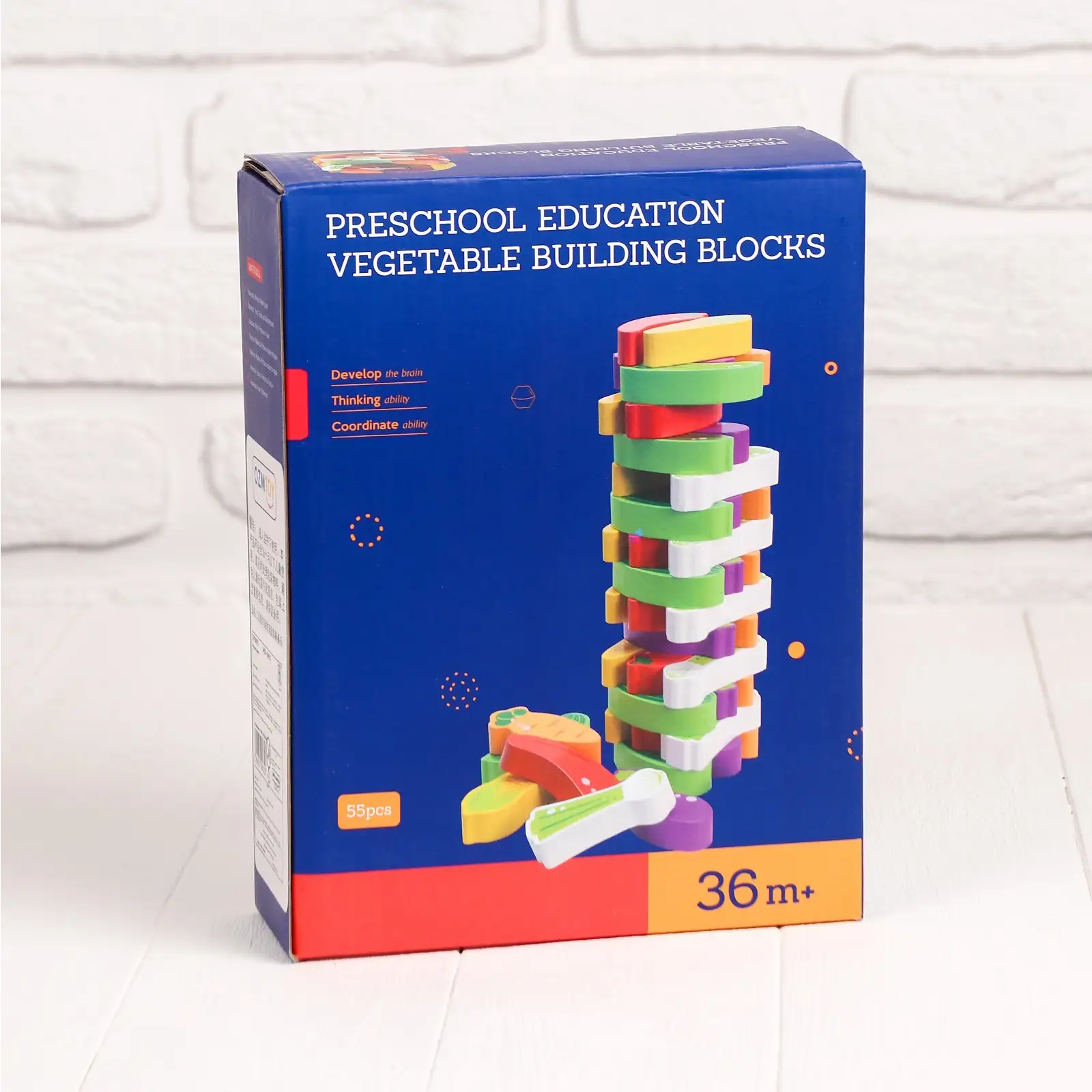 Preschool Education Vegetable Building Blocks