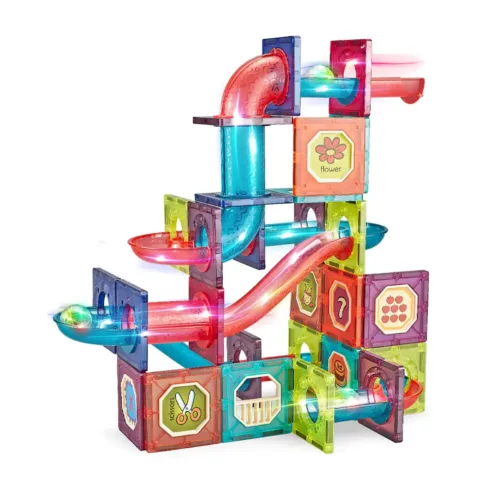 Magnetic DIY Building Blocks Playset Activity Blocks (83 pieces)