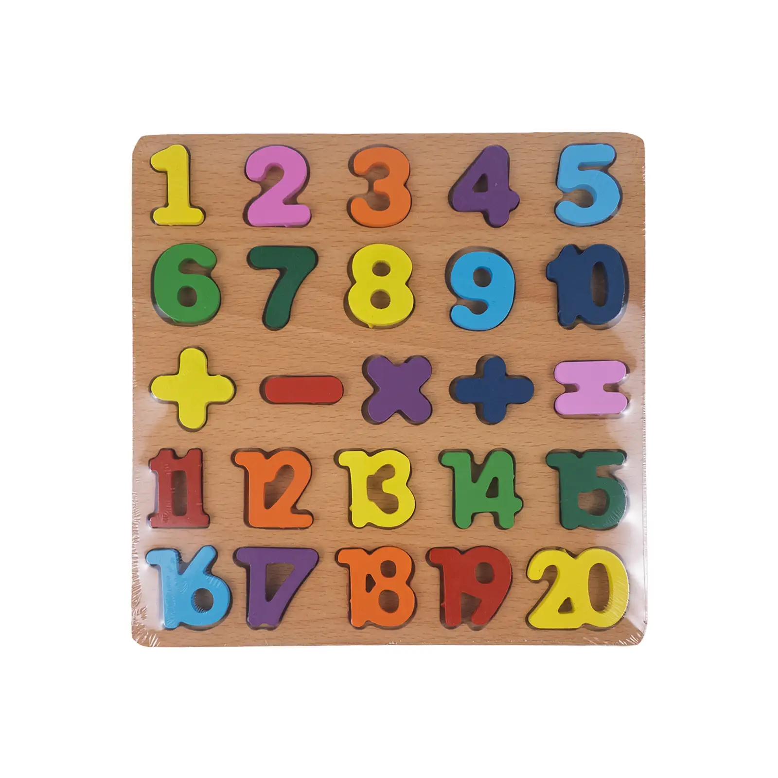Wooden Number Sequence Puzzle