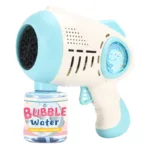 LED Bubble Gun with 8-Hole Rotating Nozzle – Blue – NOQ Maldives