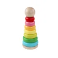 Rainbow Stacker tower Wooden Rainbow Stacking Rings for Toddlers 18 Months+ – NOQ Maldives