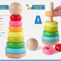 Rainbow Stacker tower Rainbow Stacker tower
