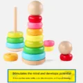 Rainbow Stacker tower Rainbow Stacker tower