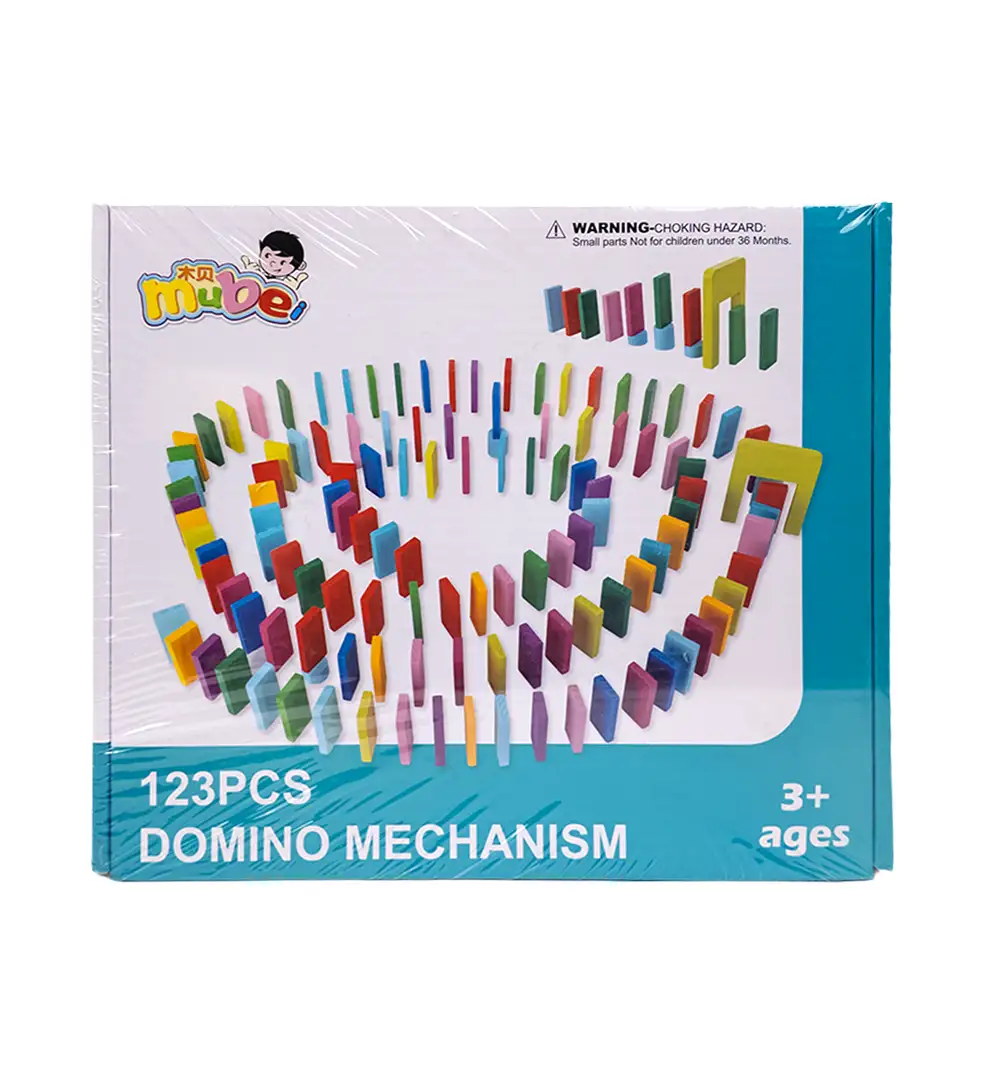 123pcs Domino Mechanism Set