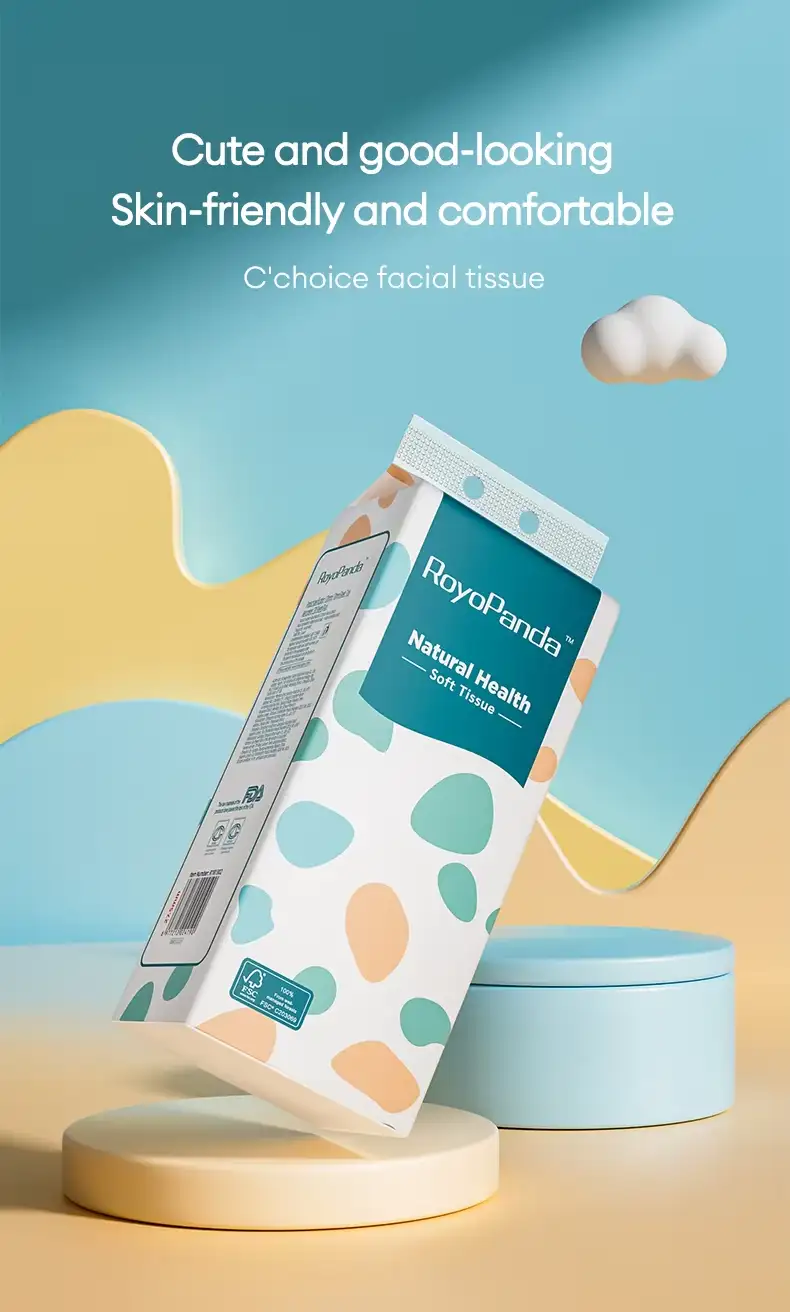 Hanging Bamboo Facial Tissue