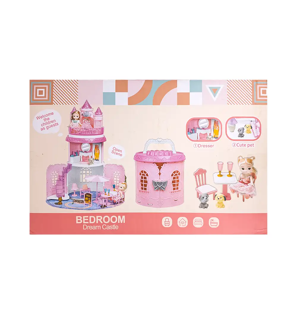 Dream Castle Dollhouse Playset