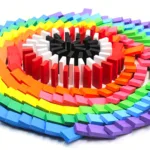 123pcs Domino Mechanism Set
