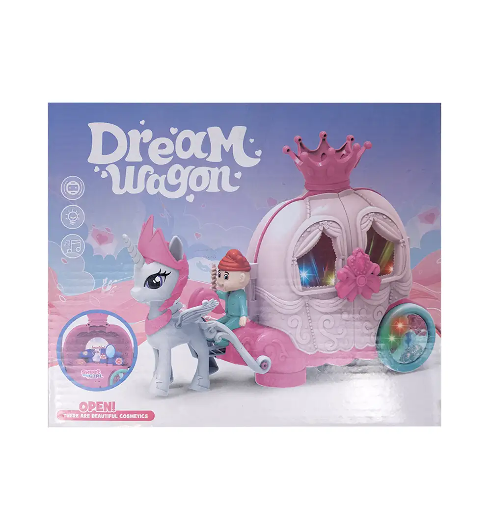 Dream Wagon Unicorn Princess Carriage Play Set