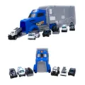 Ultimate Die-Cast Police Transport Truck Set Ultimate Die-Cast Police Transport Truck Set