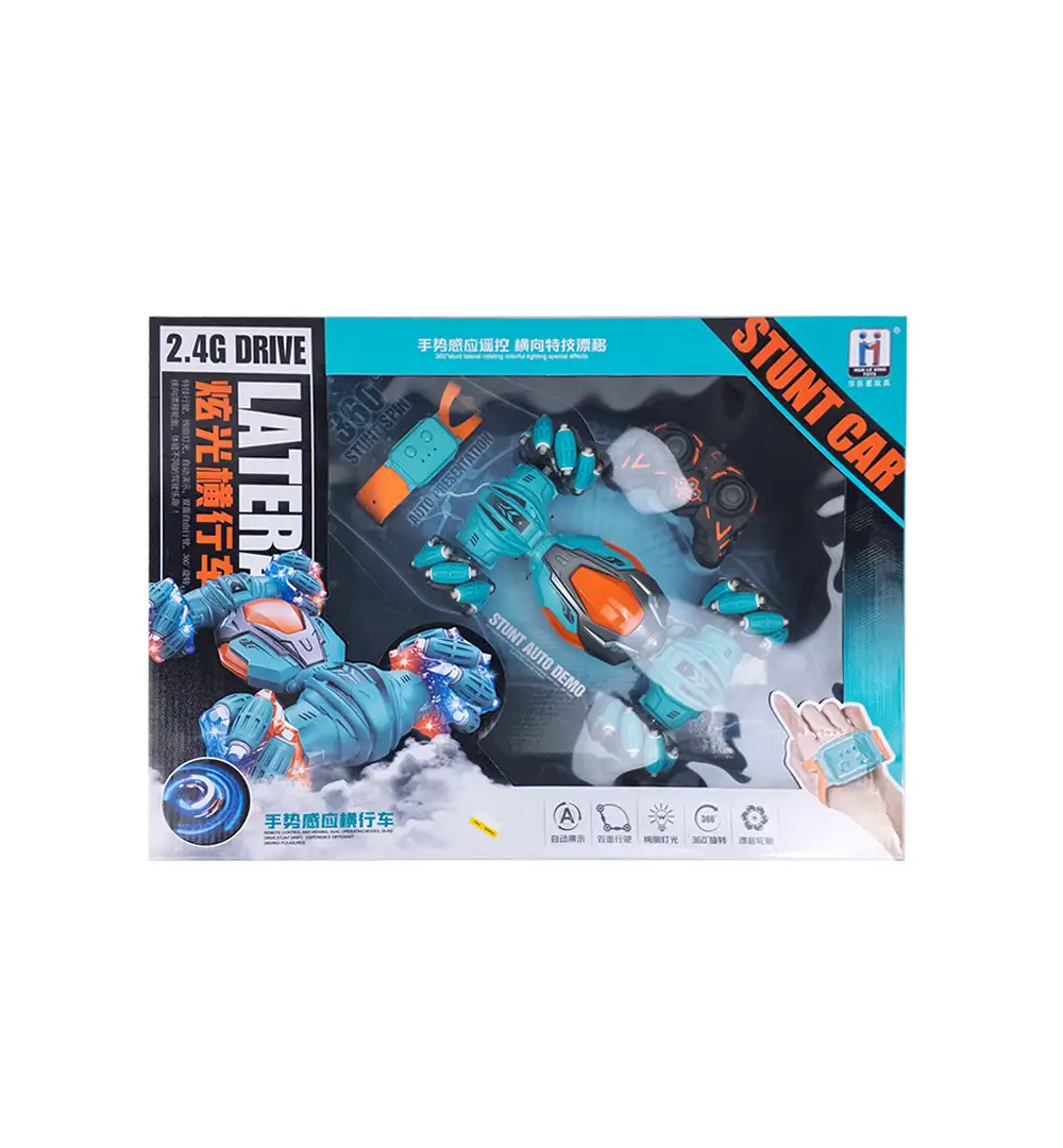 Hand-Controlled Remote Control Drift Car with 360° Rotation & Lights