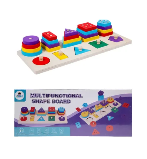 Multifunctional Wooden Shape Board
