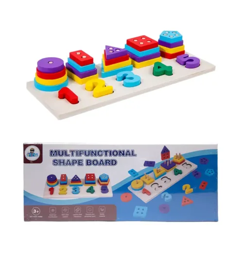 Multifunctional Wooden Shape Board.