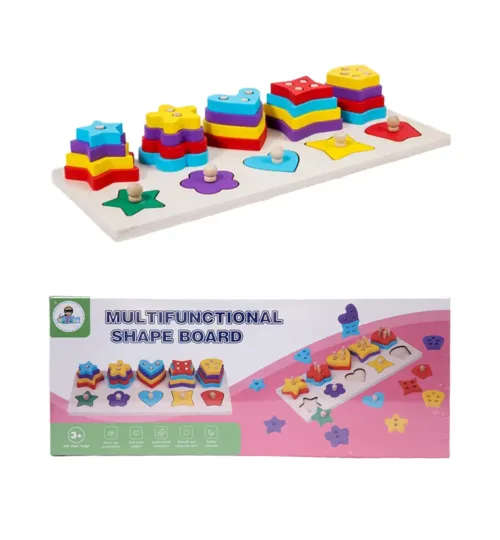Multifunctional Wooden Shape Board