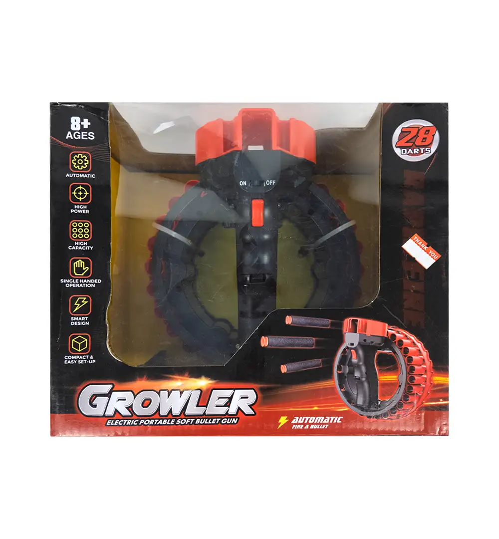 Growler Electric Portable Soft Bullet Gun