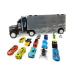 Toy Truck Carry Case with 12 Mini Vehicles