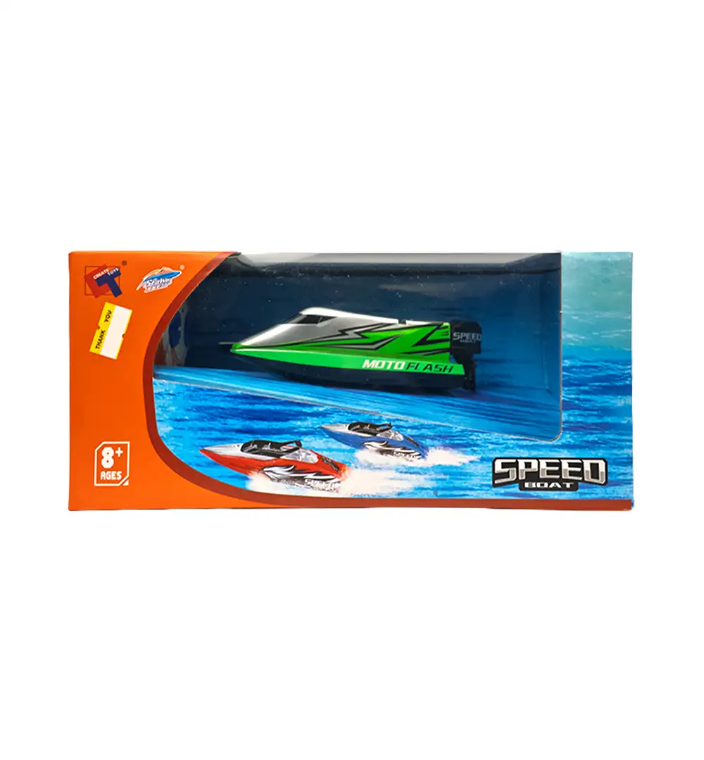 Racing RC Speedboat for Kids - Green