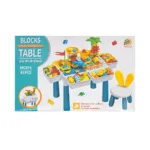 Kids Building Block Table Packaging with 85 pieces