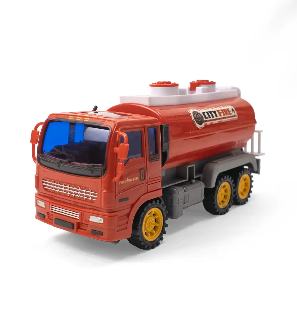 City Fire Rescue Toy Water Tanker Truck