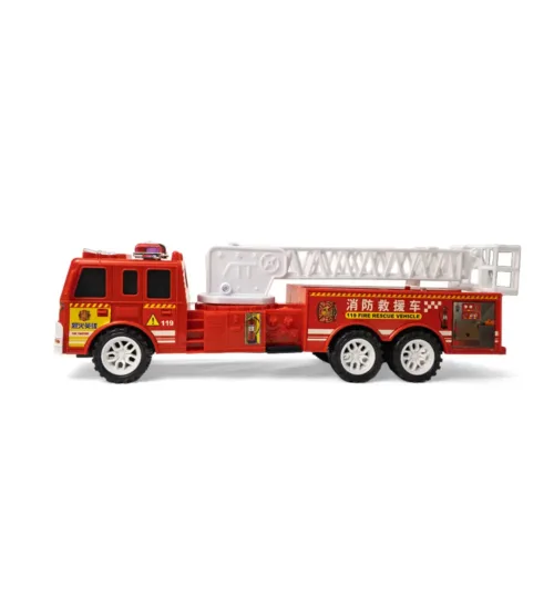 Kids Toy Fire Truck with Extendable Rescue Ladder