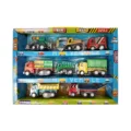 Mini Construction & Logistics Vehicle Toy Set (8-Piece) Mini Construction & Logistics Vehicle Toy Set (8-Piece)