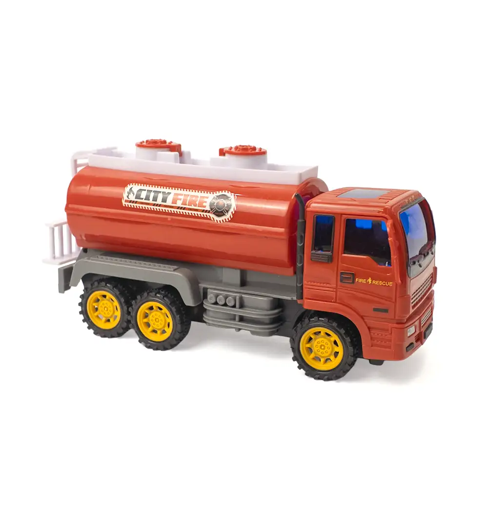 City Fire Rescue Toy Water Tanker Truck