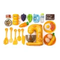 Kids Kitchen Mixer Toy Set with Play Food & Accessories Kids Kitchen Mixer Toy Set with Play Food & Accessories