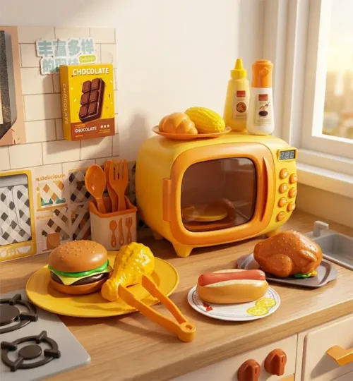 Toy Microwave Oven Kitchen Set