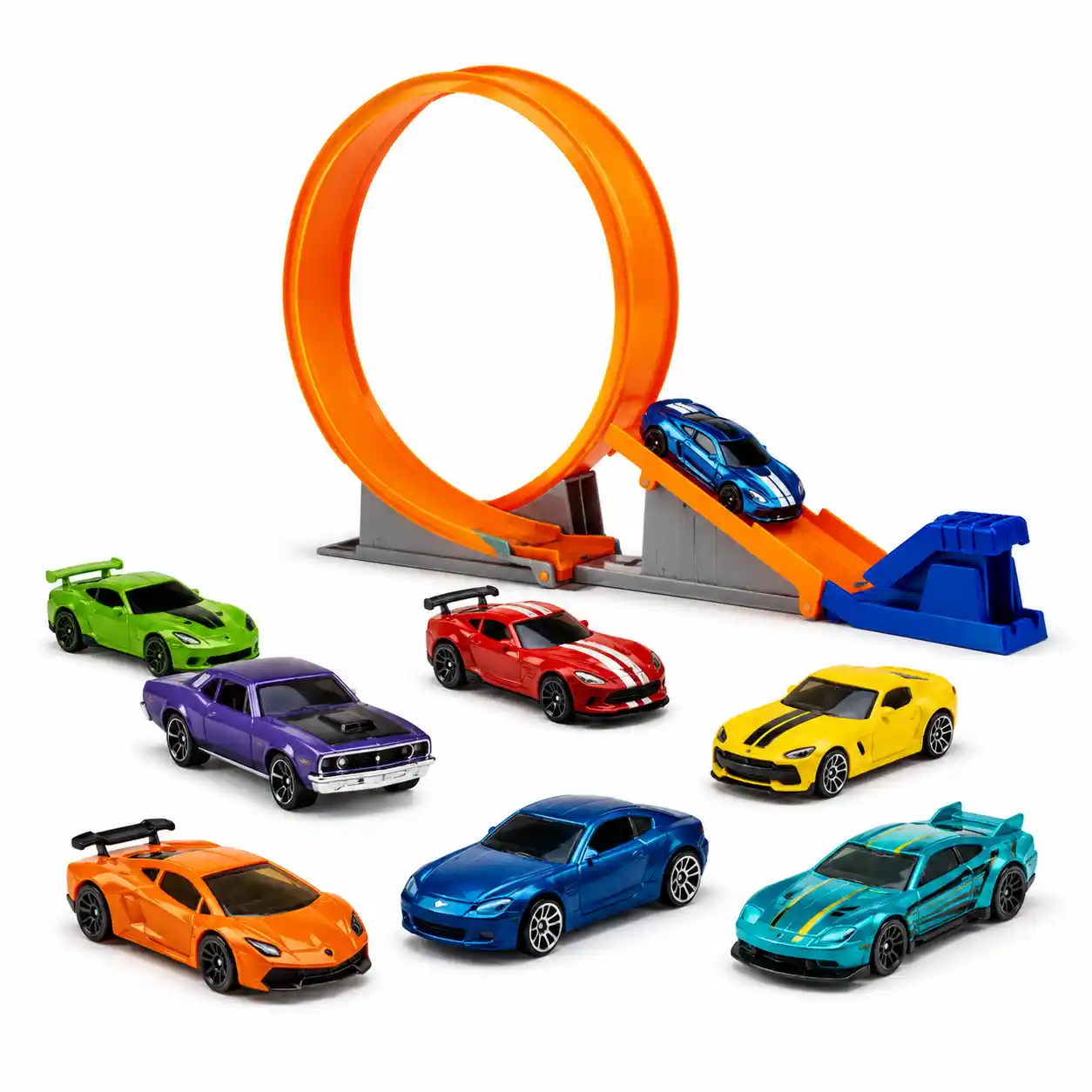Hot Wheels orange loop track set with die-cast cars – shop Hot Wheels toys at noq.mv Maldives