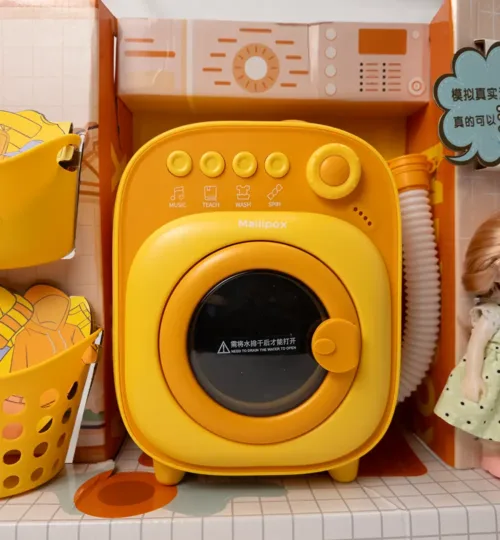 Kids Toy Washing Machine Playset