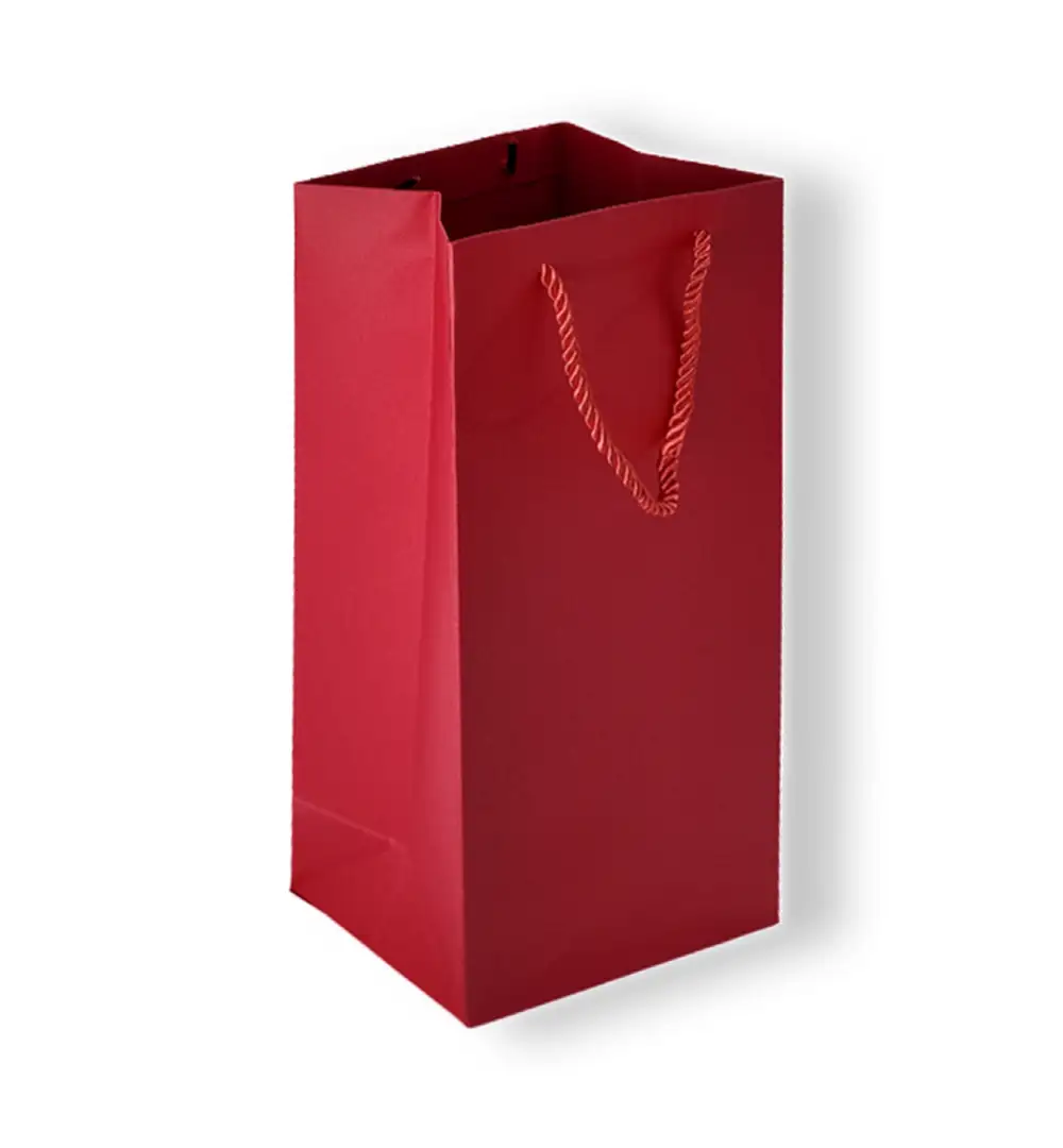 Paper Wine & Bottle Gift Bag with Rope Handles