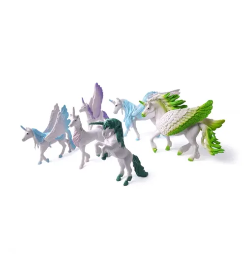 Unicorn Dream Pegasus Plastic Toy Figures Set