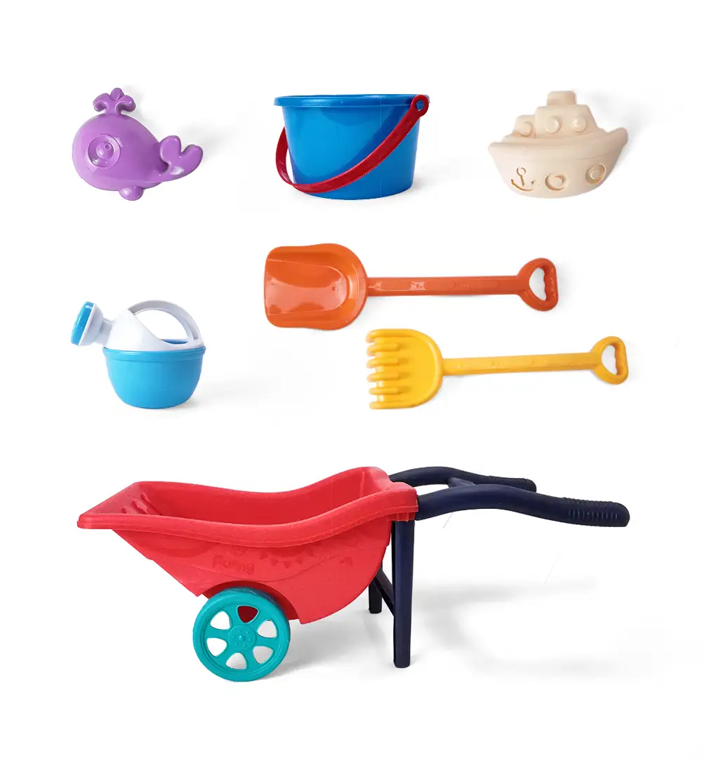 Kids Beach Toy Set with Wheelbarrow