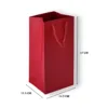 Paper Wine & Bottle Gift Bag with Rope Handles Paper Wine & Bottle Gift Bag with Rope Handles