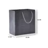 Textured Paper Gift Bag with Rope Handles Textured Paper Gift Bag with Rope Handles