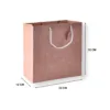 Textured Paper Gift Bag with Rope Handles Textured Paper Gift Bag with Rope Handles