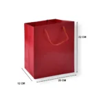 Textured Paper Gift Bag with Rope Handles