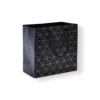 Geometric Paper Gift Bag with Rope Handles - Black & Gold Geometric Paper Gift Bag with Rope Handles - Black & Gold