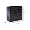 Geometric Paper Gift Bag with Rope Handles - Black & Gold Geometric Paper Gift Bag with Rope Handles - Black & Gold